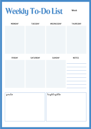 10 Printable To-Do List Templates - Download For Free in PDF