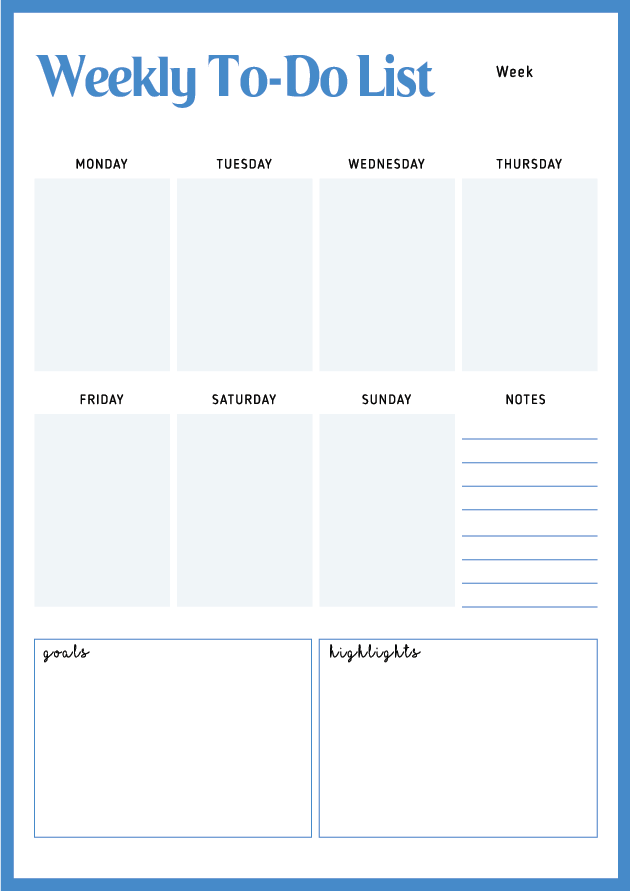 10 Printable To-Do List Templates - Download For Free in PDF