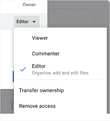 Google Drive - Permissions