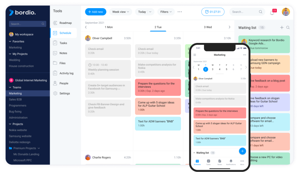 5 Best Time Management Software To Rely On in 2024 Bordio