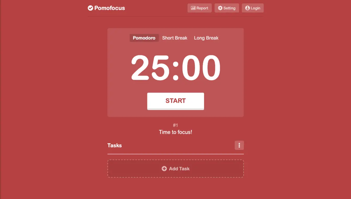 Pomofocus time management software