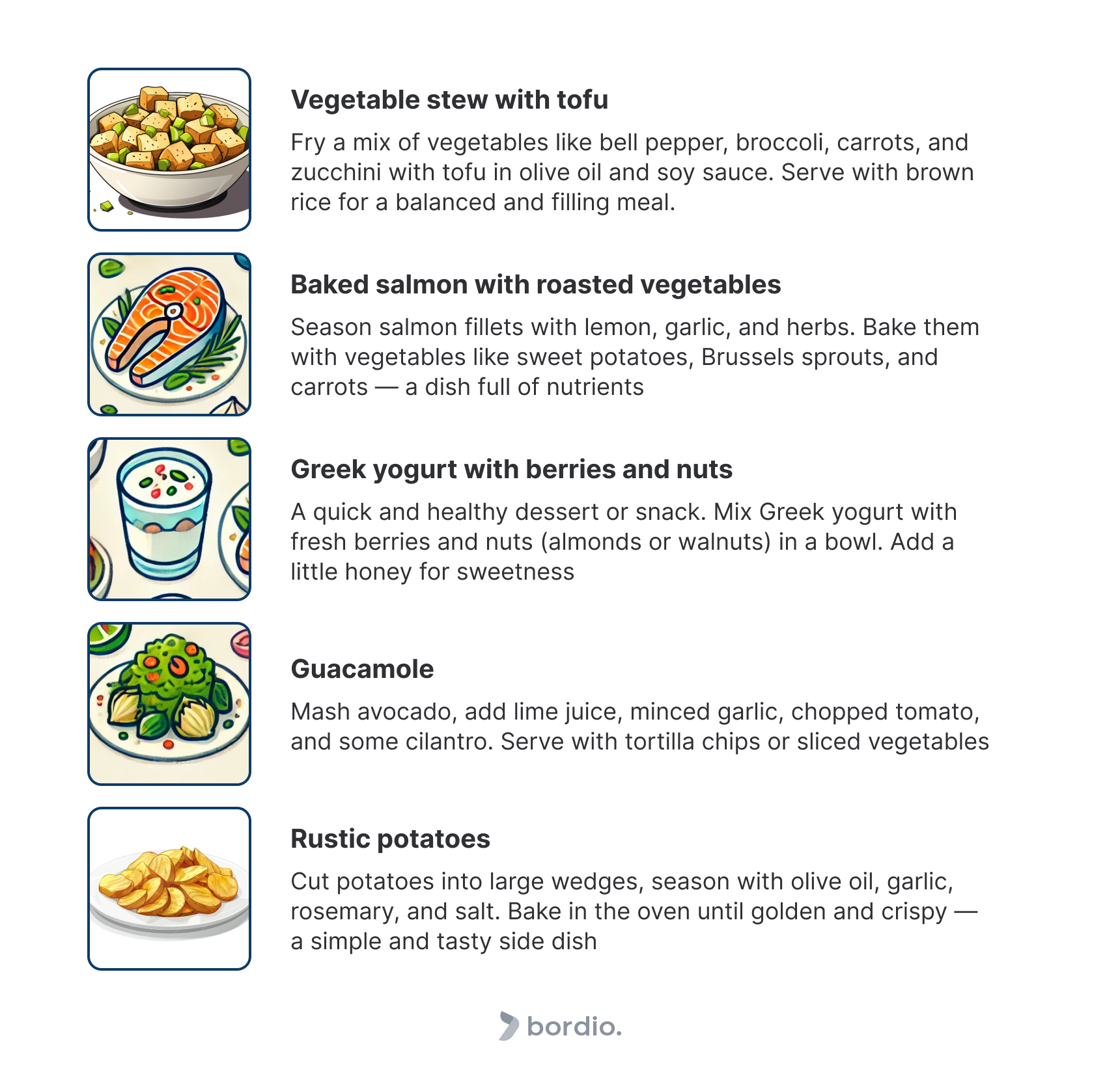 Beginner-friendly healthy recipes list
