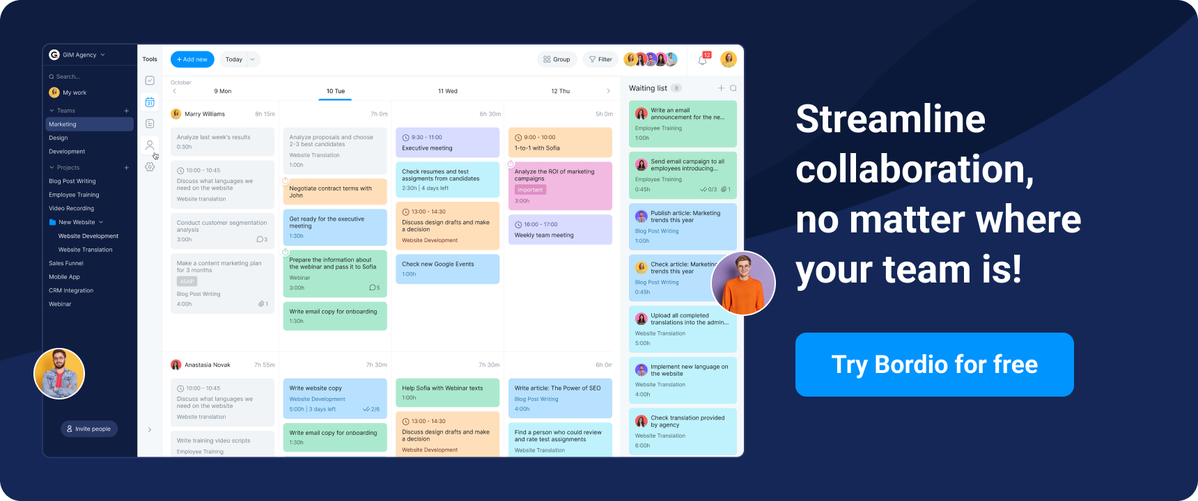 Streamline collaboration, no matter where your team is!