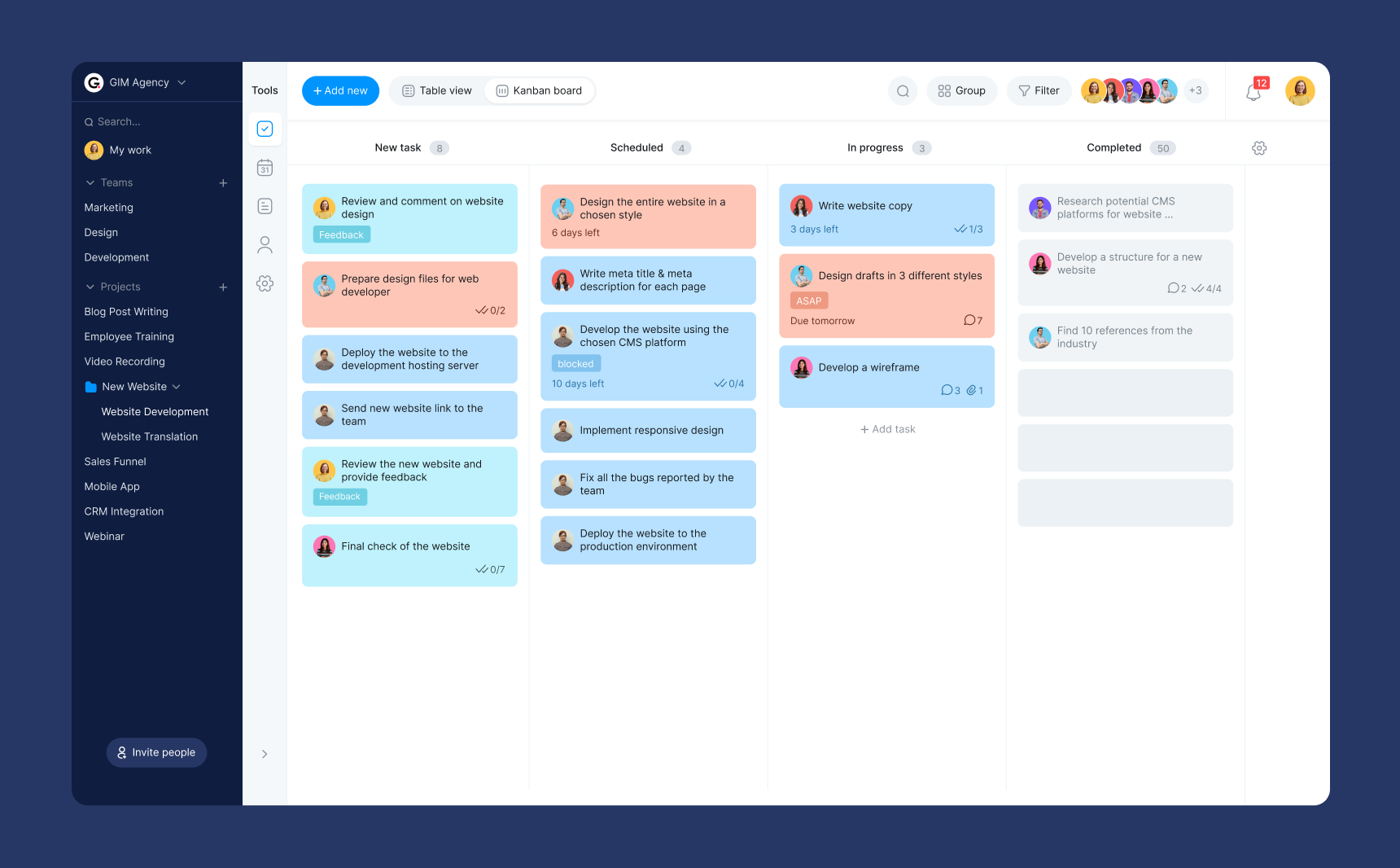 kanban-calendar-table view-bordio